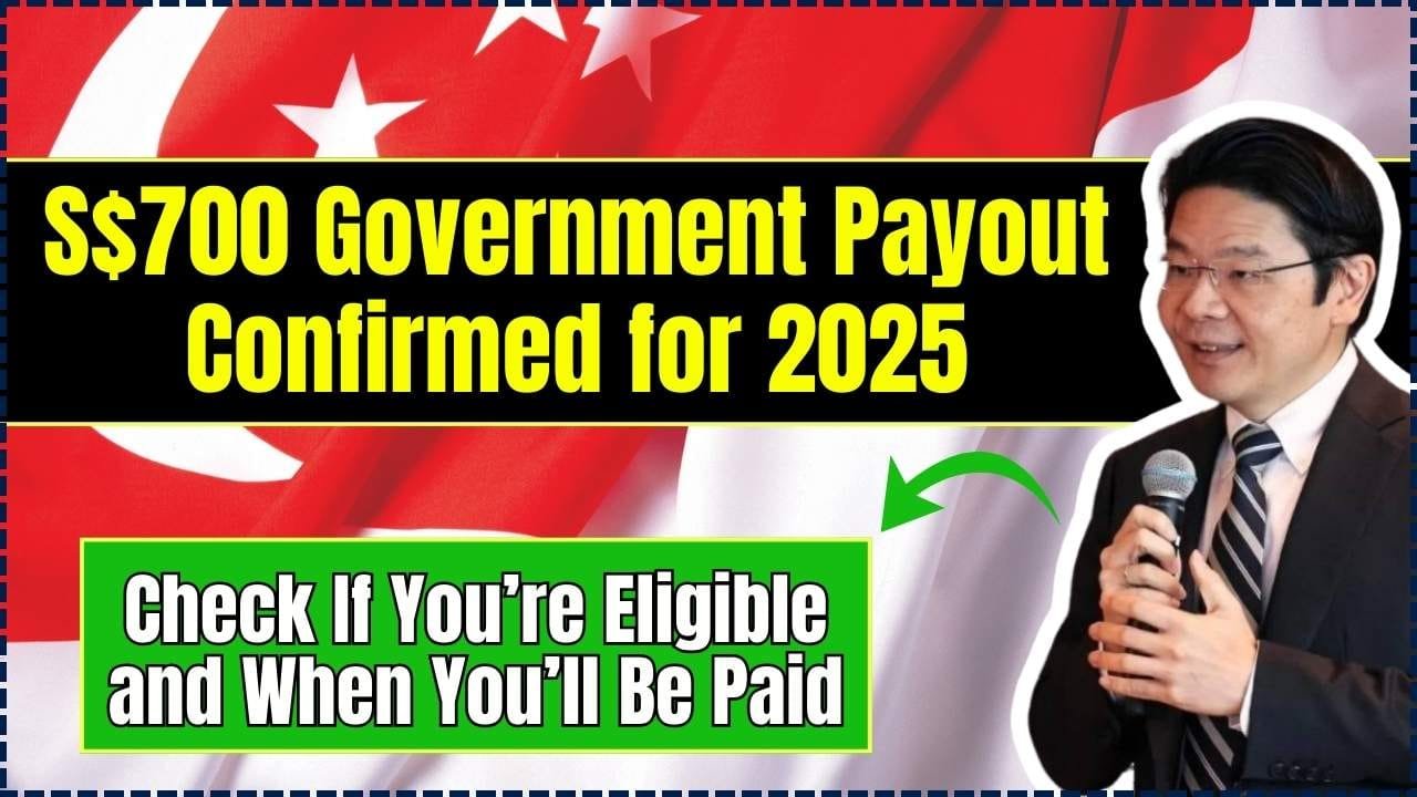 Singapore Government Confirms S$700 Government Payout 2025 – Eligibility, Payment Dates & Benefits Explained!